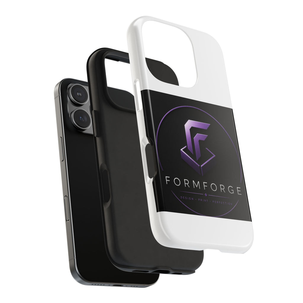 FormForge Tough Phone Case — Rugged Protective Phone Cover with Purple Logo