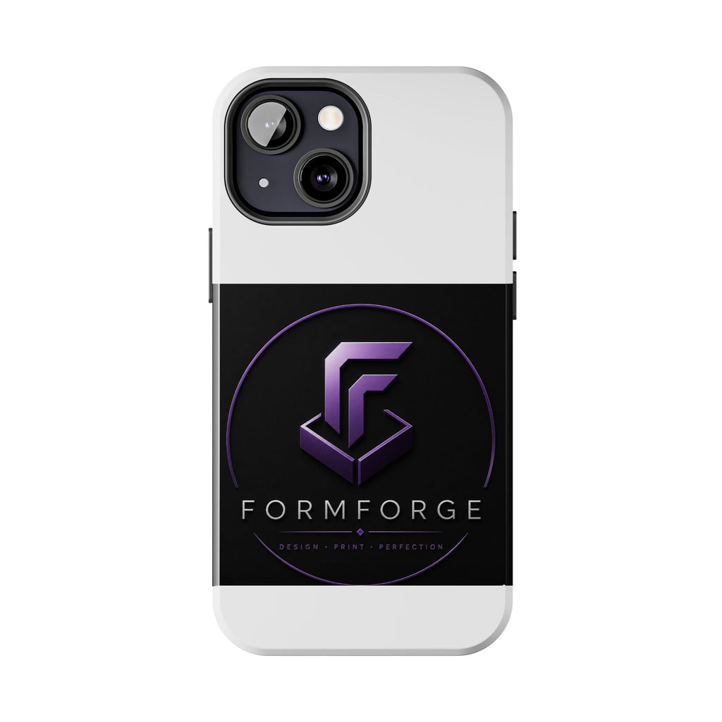 FormForge Tough Phone Case — Rugged Protective Phone Cover with Purple Logo