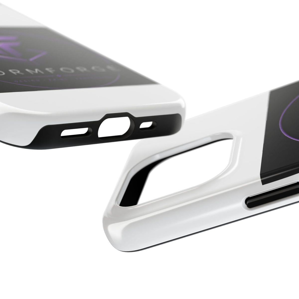 FormForge Tough Phone Case — Rugged Protective Phone Cover with Purple Logo