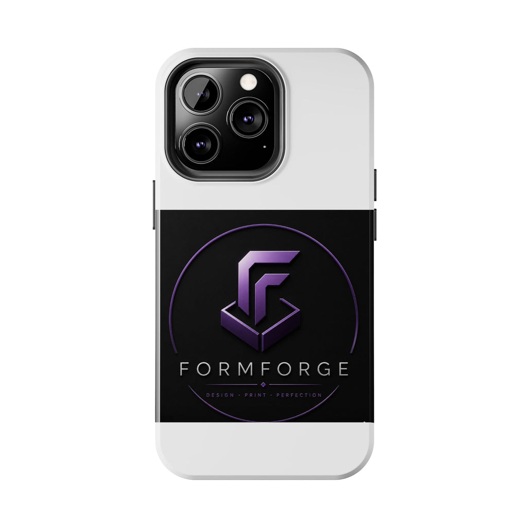 FormForge Tough Phone Case — Rugged Protective Phone Cover with Purple Logo