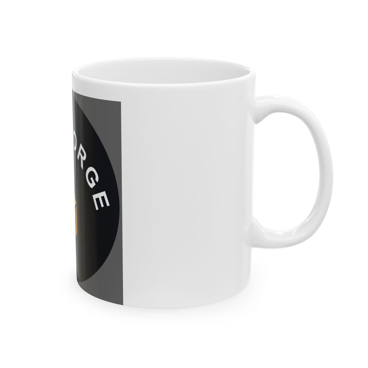 FormForge Logo Ceramic Mug — Branded 11oz & 15oz Coffee Cup