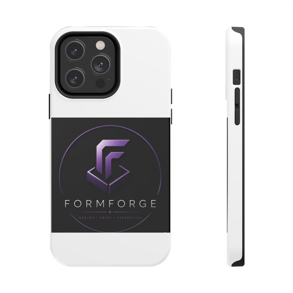FormForge Tough Phone Case — Rugged Protective Phone Cover with Purple Logo