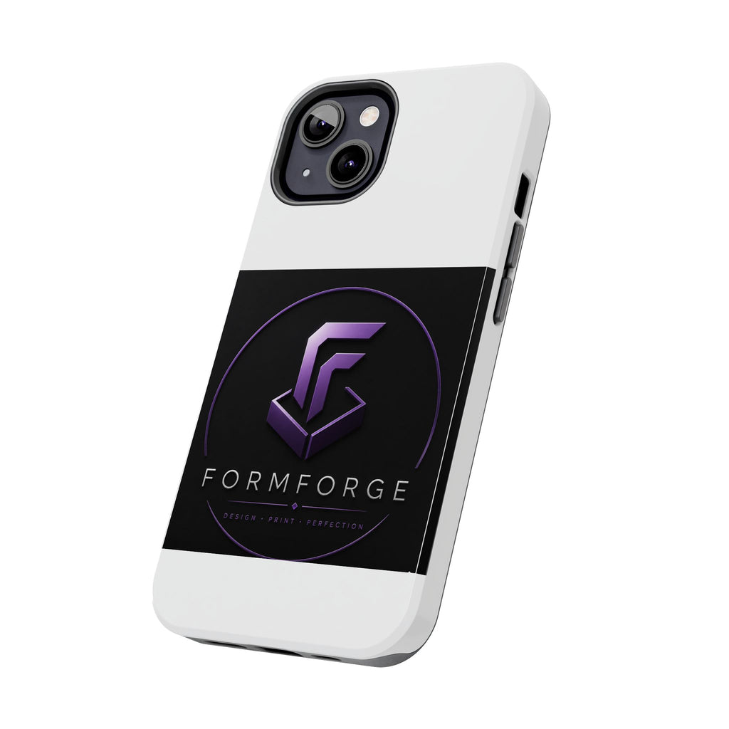 FormForge Tough Phone Case — Rugged Protective Phone Cover with Purple Logo