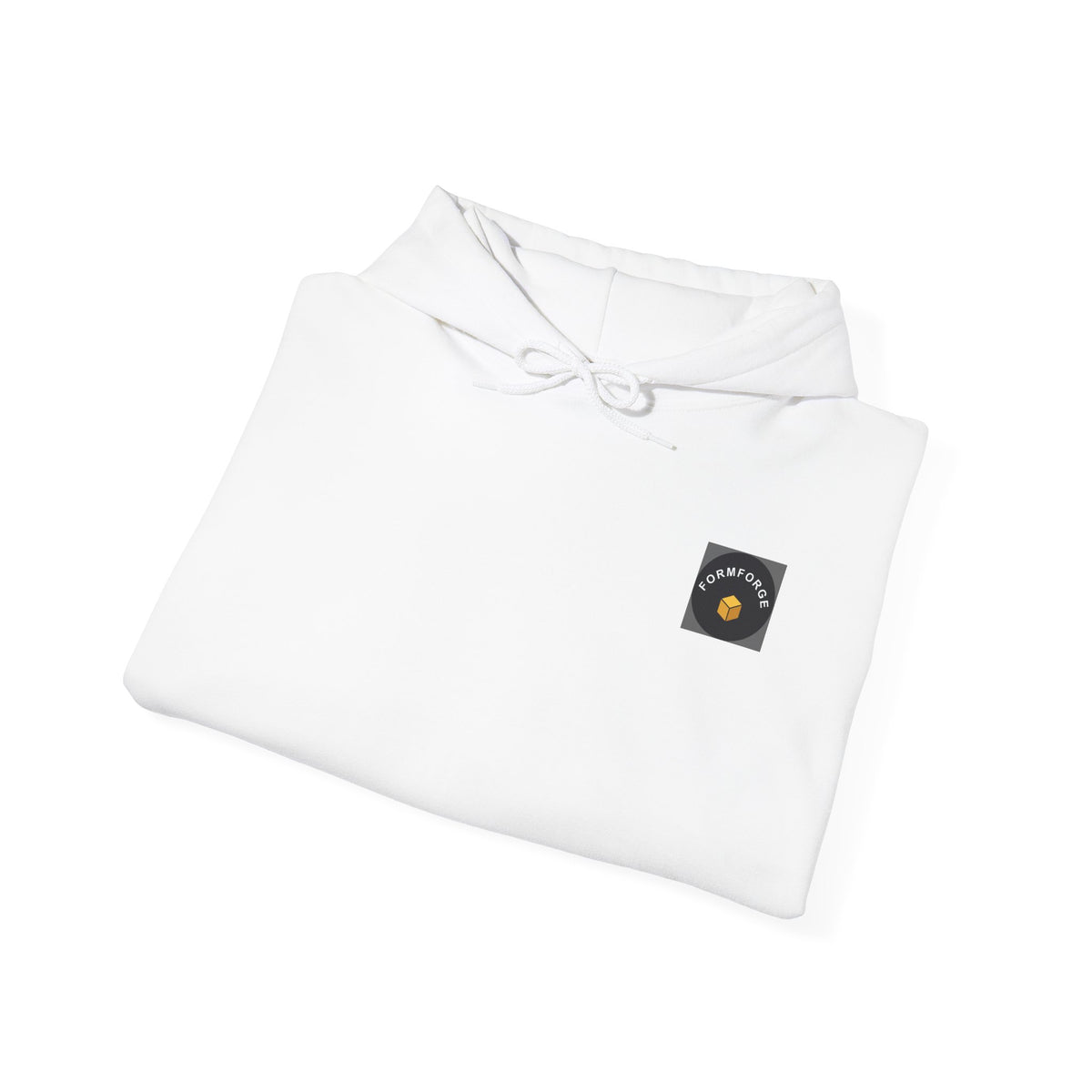 Formforge Logo Hoodie — Minimal Tech Brand Pullover