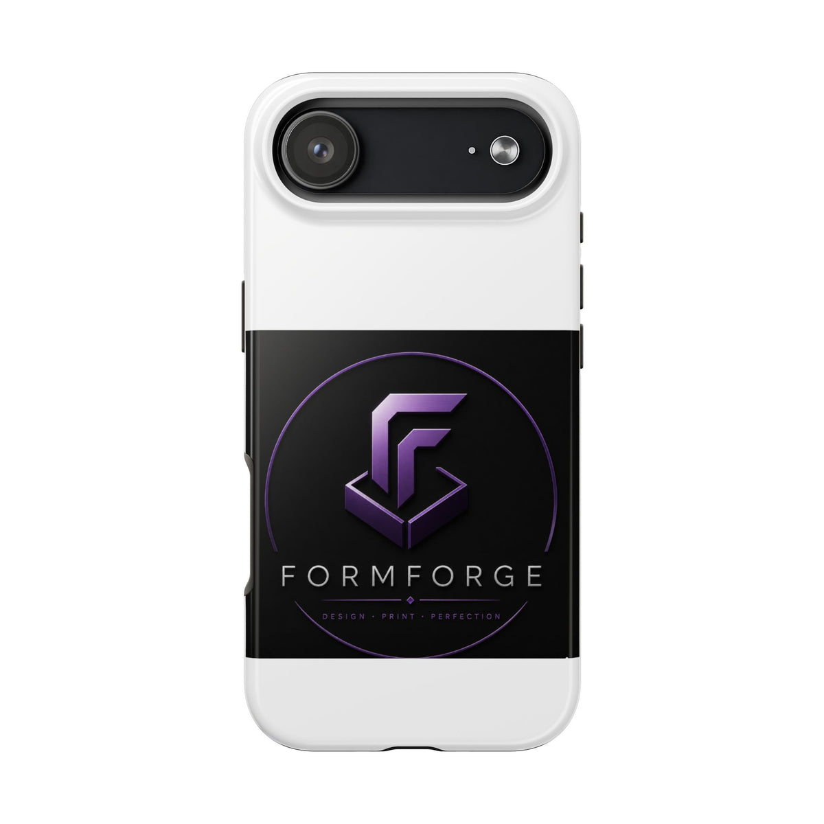 FormForge Tough Phone Case — Rugged Protective Phone Cover with Purple Logo