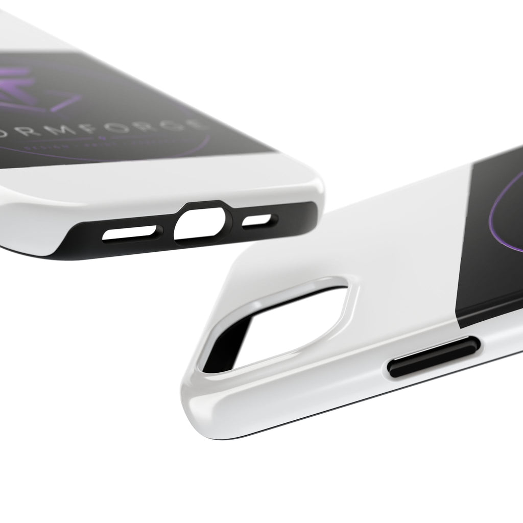 FormForge Tough Phone Case — Rugged Protective Phone Cover with Purple Logo