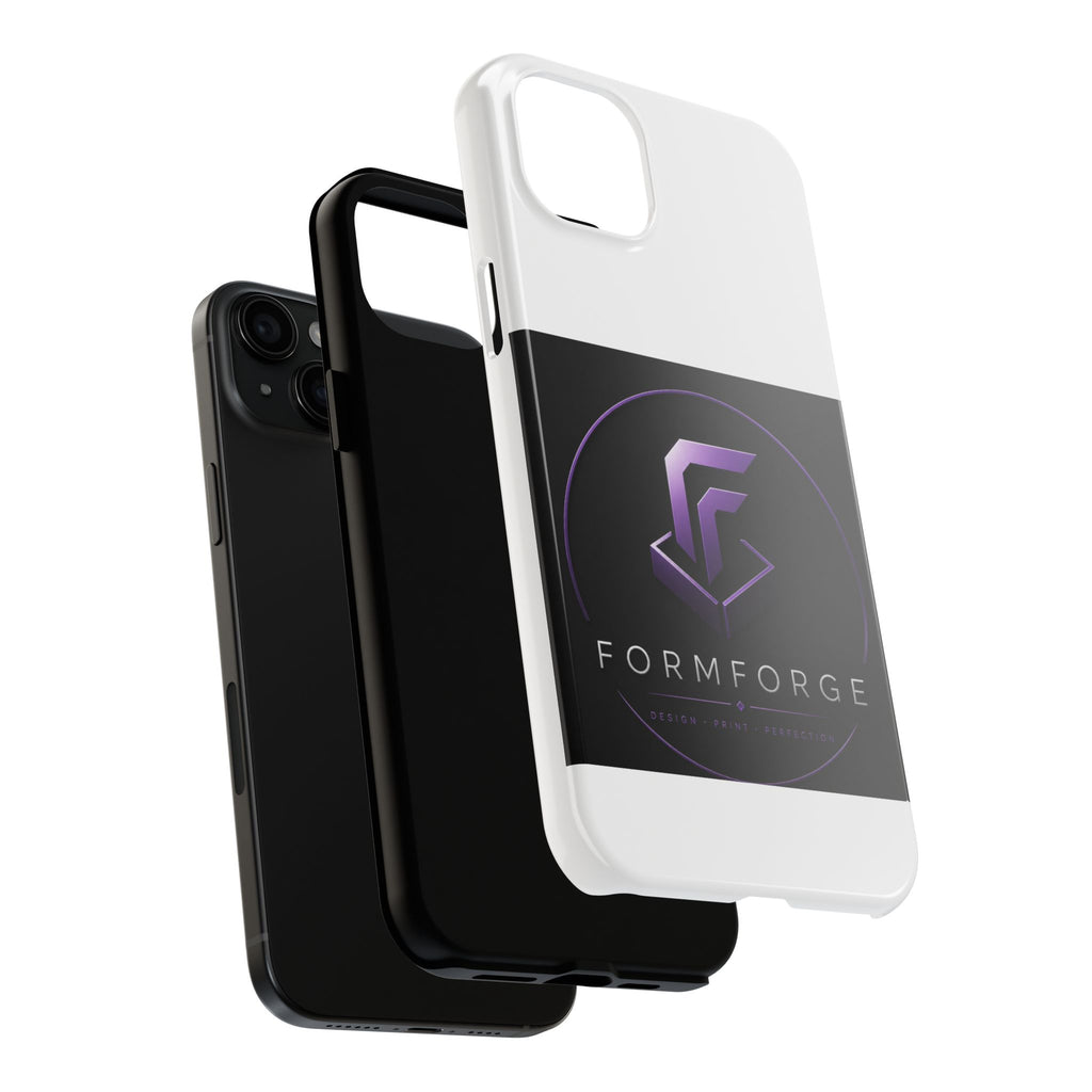 FormForge Tough Phone Case — Rugged Protective Phone Cover with Purple Logo