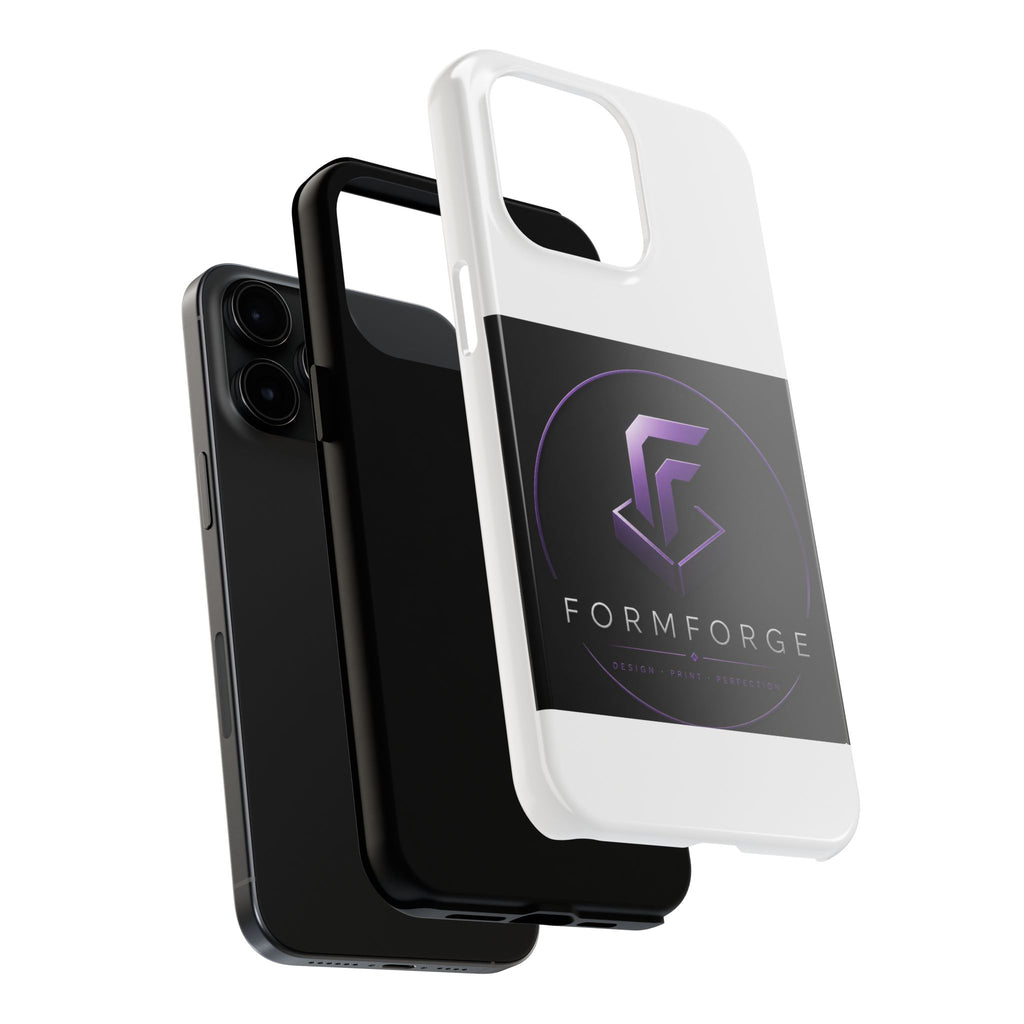 FormForge Tough Phone Case — Rugged Protective Phone Cover with Purple Logo