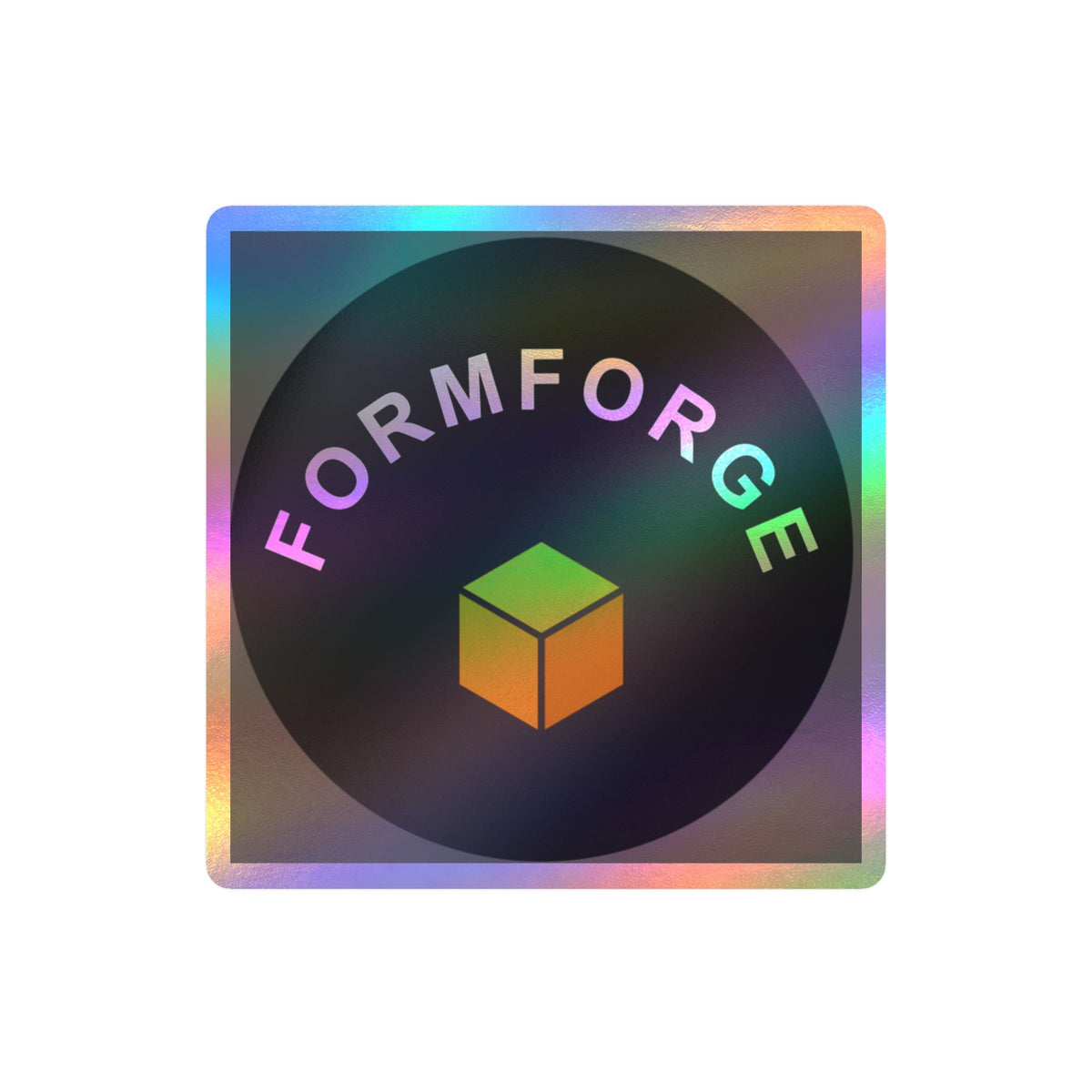 FormForge Logo Vinyl Sticker — Kiss-Cut Decal (Weatherproof)