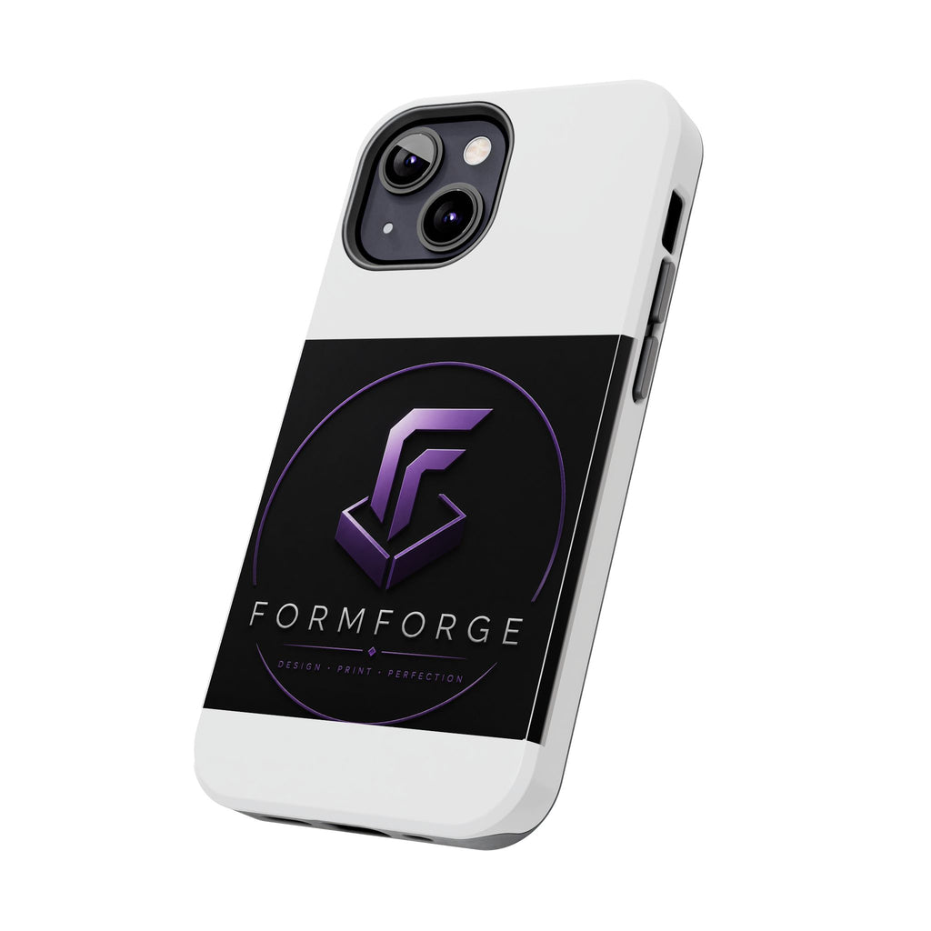 FormForge Tough Phone Case — Rugged Protective Phone Cover with Purple Logo
