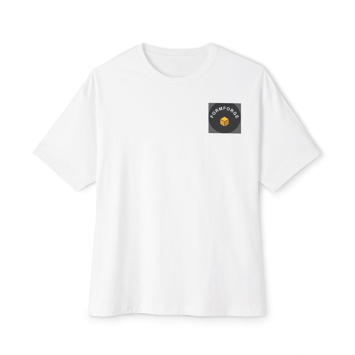 Boxy Tee — 'Comforting' Smiley Toast Graphic Chest Pocket T‑Shirt
