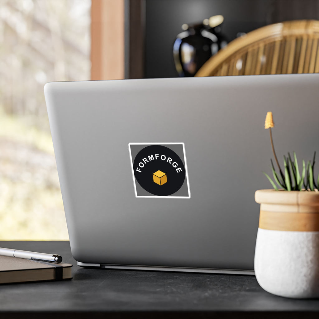 FormForge Logo Vinyl Sticker — Kiss-Cut Decal (Weatherproof)