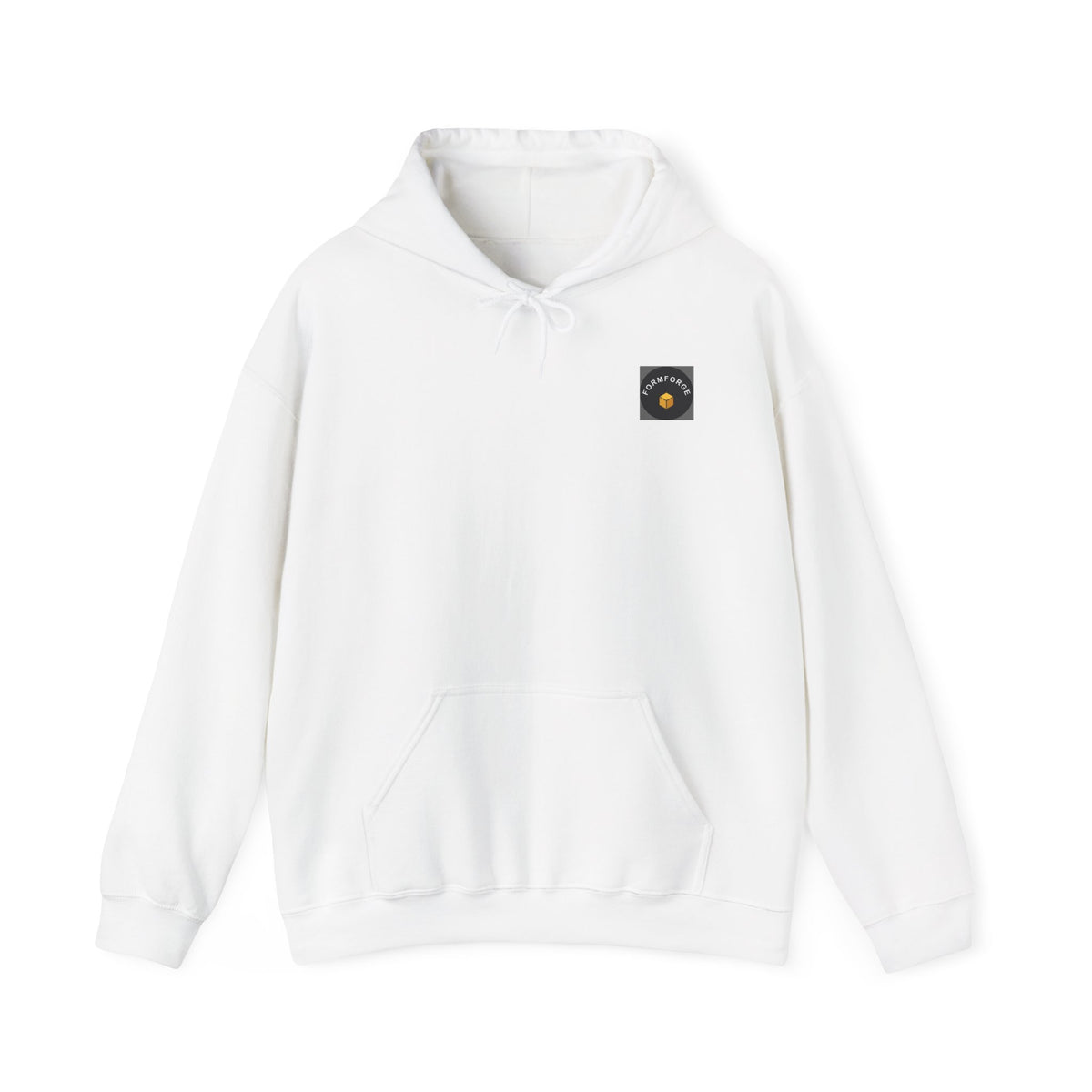 Formforge Logo Hoodie — Minimal Tech Brand Pullover