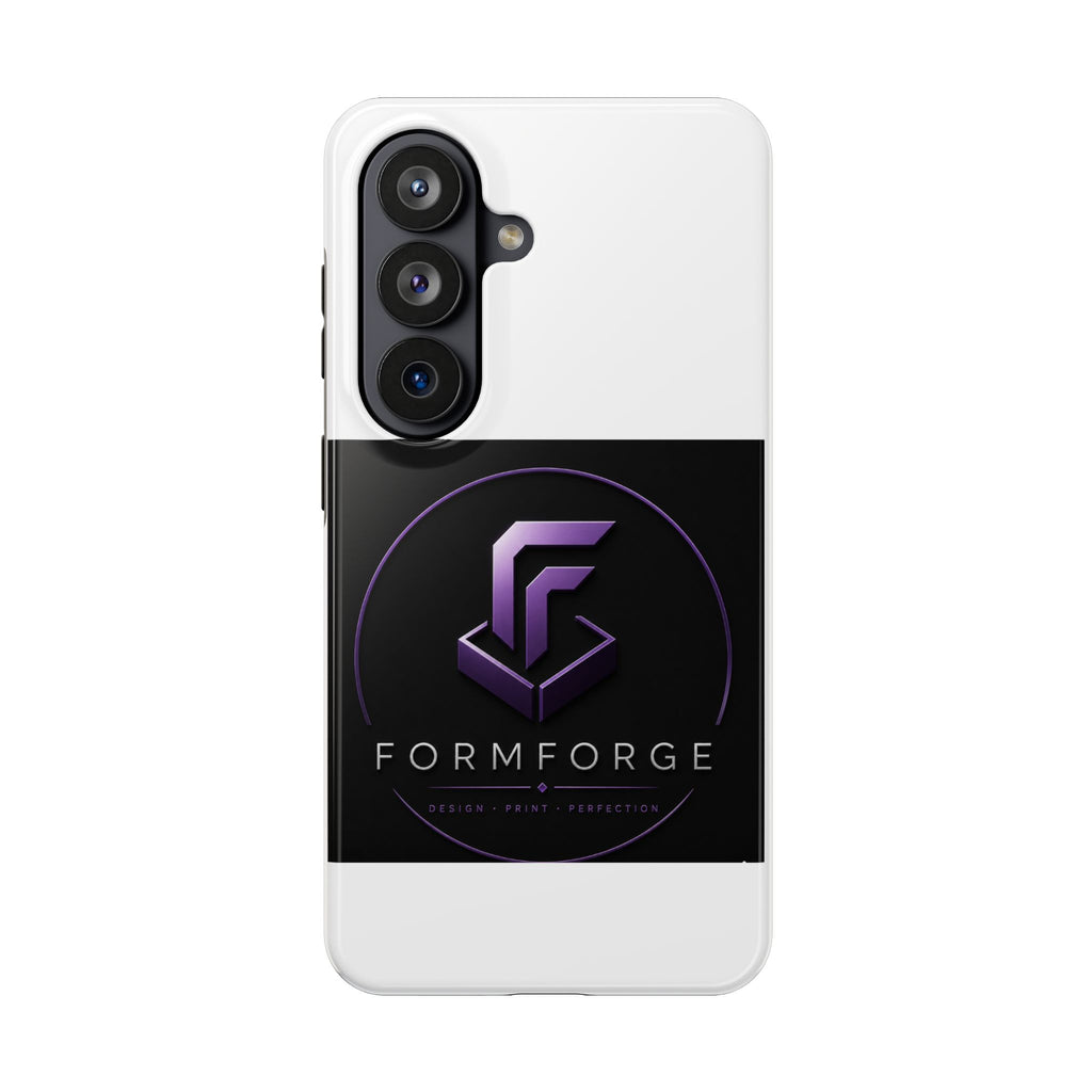 FormForge Tough Phone Case — Rugged Protective Phone Cover with Purple Logo