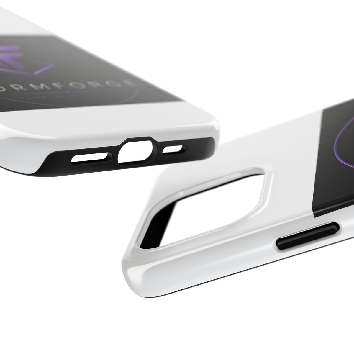FormForge Tough Phone Case — Rugged Protective Phone Cover with Purple Logo