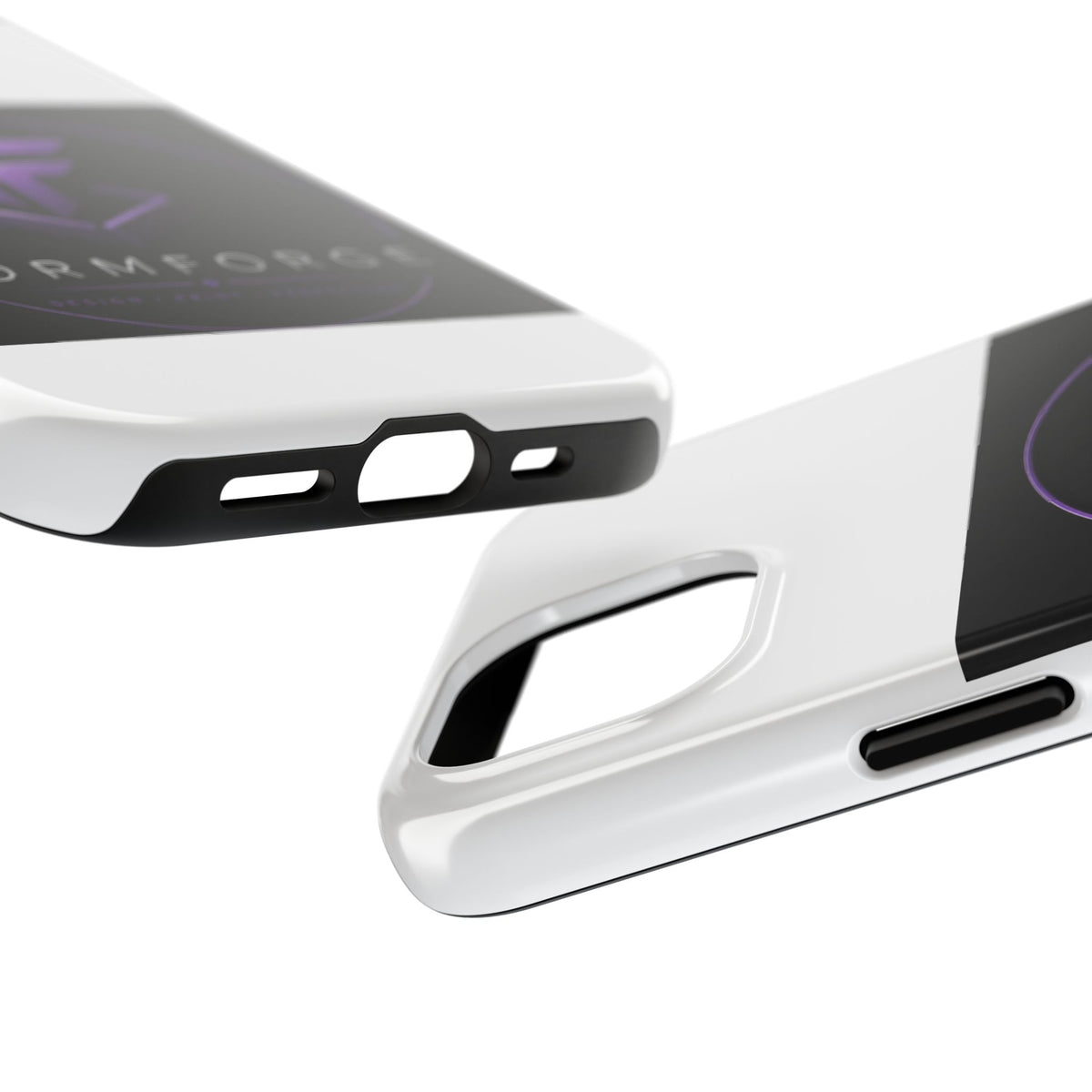 FormForge Tough Phone Case — Rugged Protective Phone Cover with Purple Logo